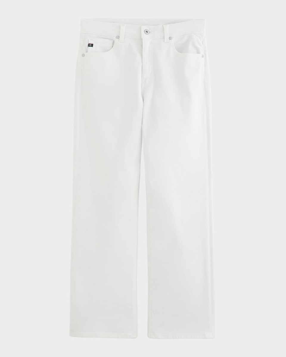 Brinley Mid-Rise Straight Crop Jeans